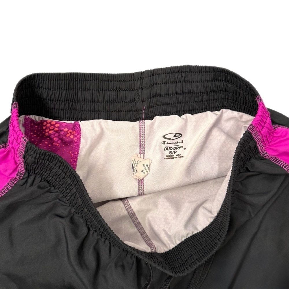 Champion Women's Black and Pink Athletic Shorts - Picture 5 of 5